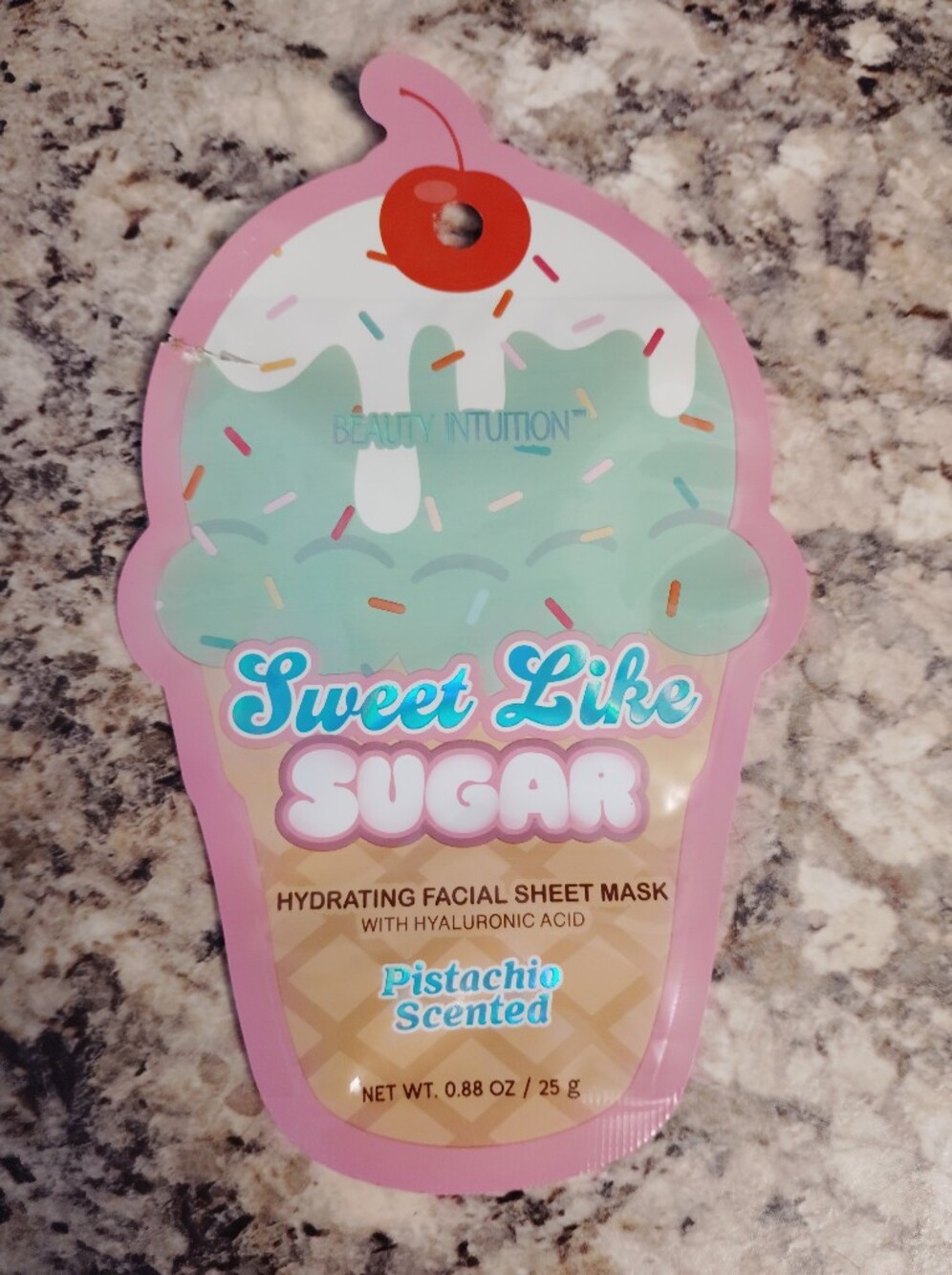 Sweet Like Sugar Pistachio Hydrating Facial Sheet Mask — Pink.New